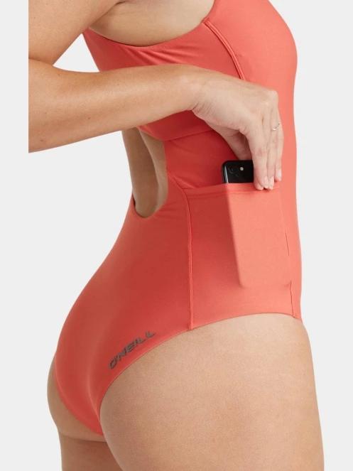 O'Neill Trvlr Pocket Swimsuit női fürdőruha rózsaszín színben 4