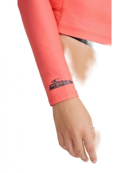 O'Neill Essentials Bidart  Skin L/Slv női hosszú ujjú lycra piros színben 5