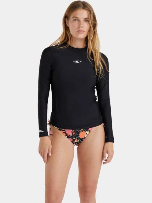 O'Neill Essentials Bidart  Skin L/Slv női hosszú ujjú lycra fekete színben 2