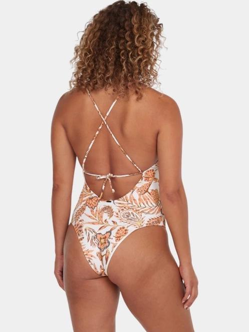 O'Neill Saltwater Jaida Crochet Swimsuit női fürdőruha narancssárga színben 4