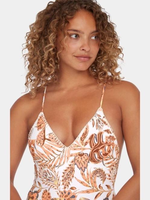 O'Neill Saltwater Jaida Crochet Swimsuit női fürdőruha narancssárga színben 5