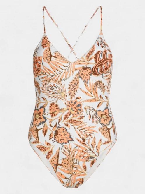 O'Neill Saltwater Jaida Crochet Swimsuit női fürdőruha narancssárga színben 6