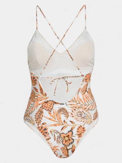O'Neill Saltwater Jaida Crochet Swimsuit női fürdőruha narancssárga színben 7