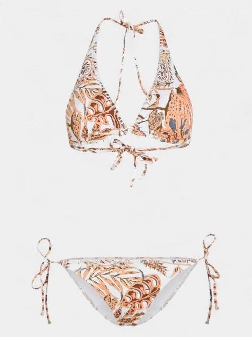 O'Neill Mother Maracas Crochet Bikini Set női bikini narancssárga színben 6