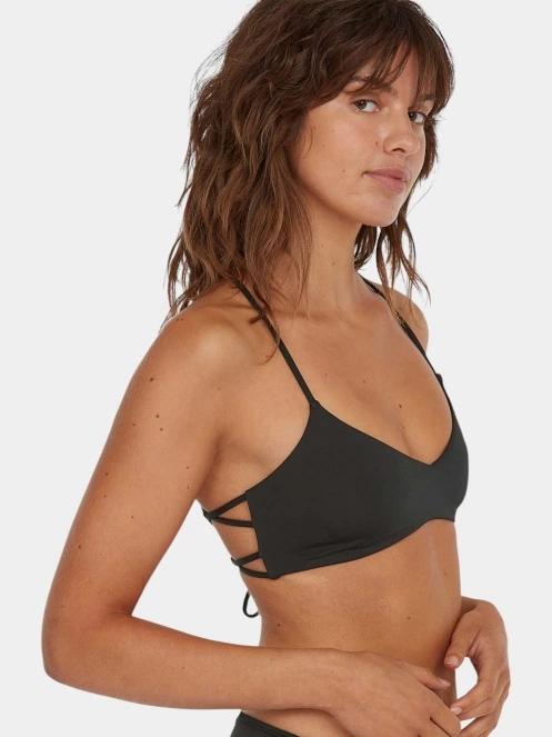 O'Neill Huntington Bralette Top női bikini felső fekete színben 4