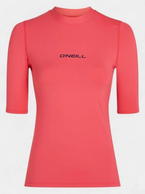 O'Neill Essentials Skin S/SLV női rövid ujjú lycra rózsaszín színben 5