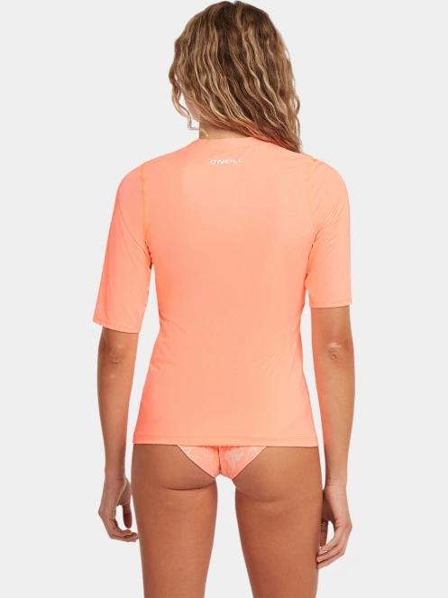 O'Neill O'Neill Skins S/Slv női rövid ujjú lycra narancssárga színben 3