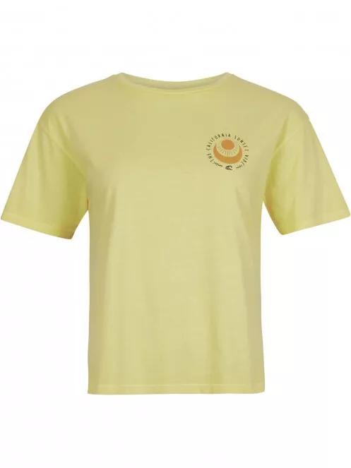 O'Neill Surfer Girl T-Shirt női rövid ujjú póló sárga színben 4