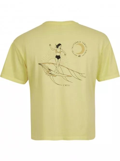 O'Neill Surfer Girl T-Shirt női rövid ujjú póló sárga színben 5