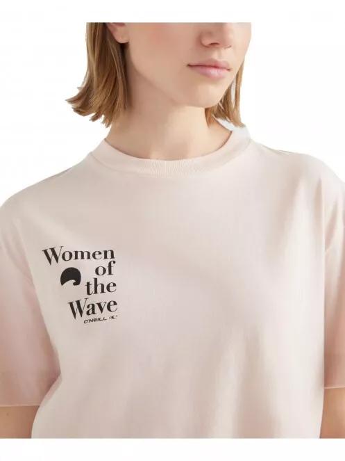 O'Neill Women Of The Wave T-Shirt női rövid ujjú póló rózsaszín színben 4