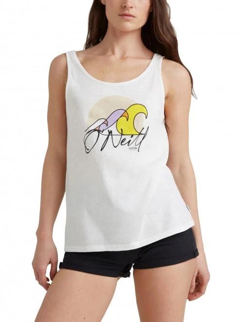 O'Neill Luana Graphic Tank Top női ujjatlan póló fehér színben 2
