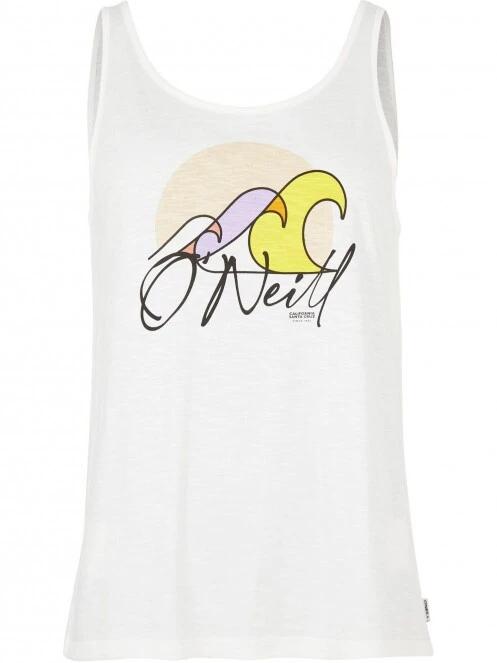 O'Neill Luana Graphic Tank Top női ujjatlan póló fehér színben 6