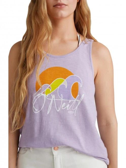 O'Neill Luana Graphic Tank Top női ujjatlan póló lila színben 4