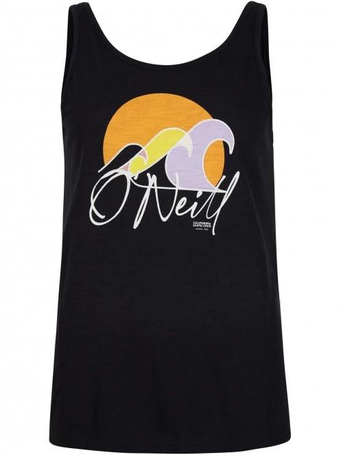 O'Neill Luana Graphic Tank Top női ujjatlan póló fekete színben 2