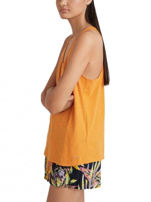 O'Neill Ella Button Back Tank Top női ujjatlan póló narancssárga színben 4