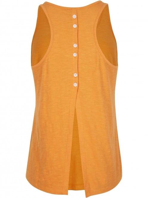 O'Neill Ella Button Back Tank Top női ujjatlan póló narancssárga színben 7