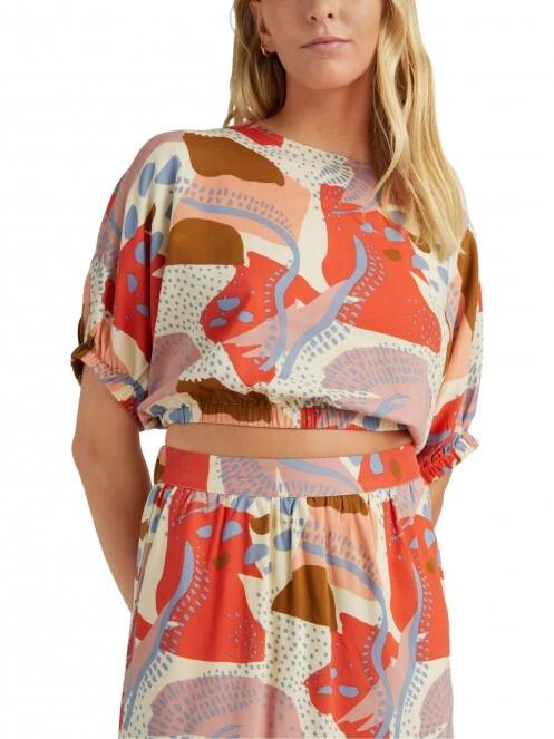 O'Neill Tidda Woven Top női crop top multikolor színben 2