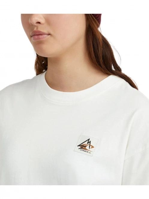O'Neill Mountain Long T-Shirt női rövid ujjú póló fehér színben 5