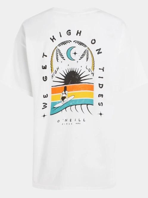 O'Neill O'Neill Beach Vintage High On Tides Tshirt női rövid ujjú póló fehér színben 7