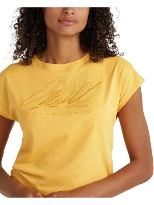 O'Neill Essentials O'Neill Signature T-Shirt női rövid ujjú póló sárga színben 5