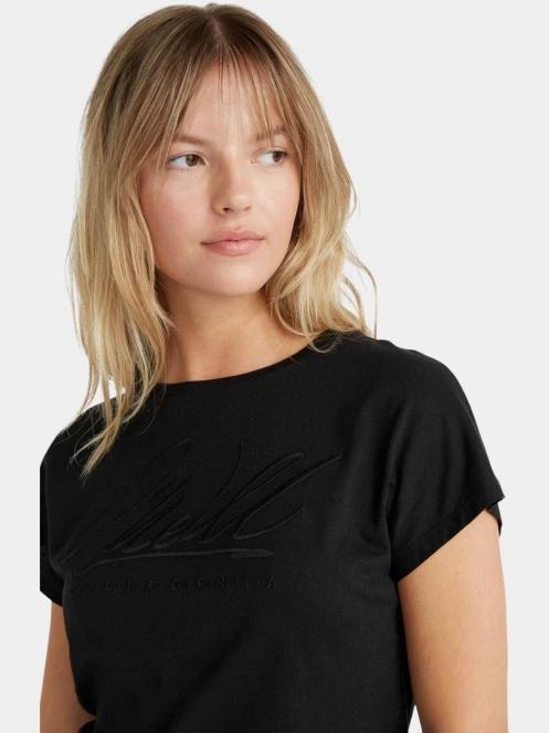 O'Neill Essentials O'Neill Signature T-Shirt női rövid ujjú póló fekete színben 5