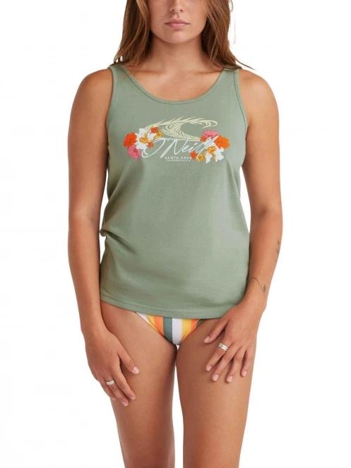 O'Neill Luana Graphic Tank Top női tank top zöld színben 2