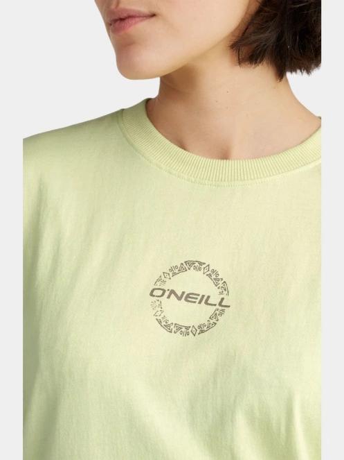 O'Neill O'Neill TRVLR Sereis Back Graphic T-Shirt női rövid ujjú póló zöld színben 4