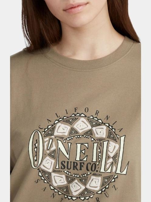 O'Neill O'Neill TRVLR Series Graphic T-Shirt női rövid ujjú póló barna színben 4