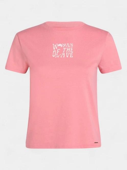O'Neill Wow T-Shirt női rövid ujjú póló rózsaszín színben 6