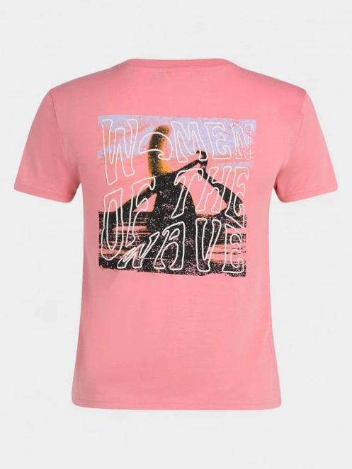 O'Neill Wow T-Shirt női rövid ujjú póló rózsaszín színben 7