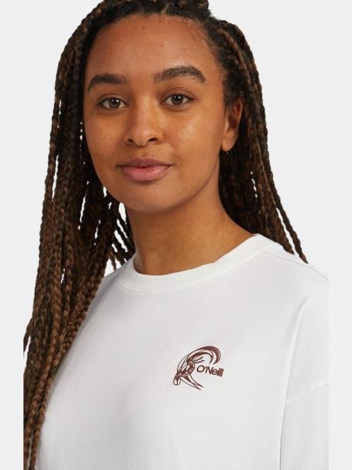 O'Neill O'Riginals Back Print T-Shirt női rövid ujjú póló fehér színben 5