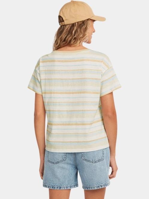 O'Neill O'Riginals Boxy Stripe T-Shirt női rövid ujjú póló zöld színben 3