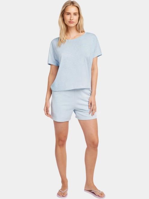 O'Neill Essentials O'Neill Script Scoop Neck T-Shirt női rövid ujjú póló világoskék színben 4