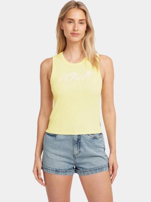 O'Neill O'Neill Rib Tanktop női tank top sárga színben 2
