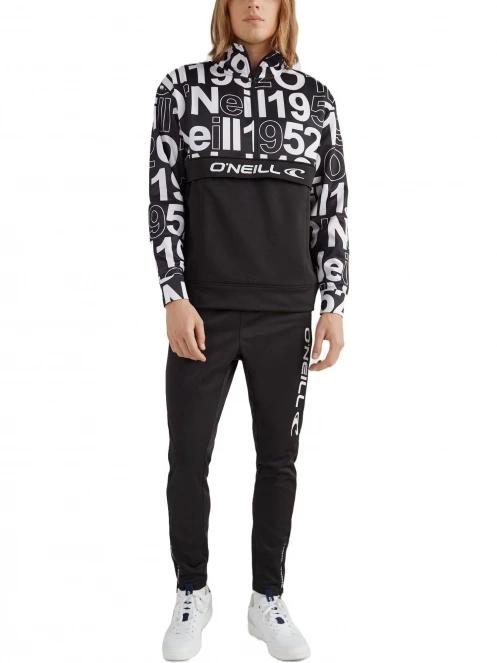 O'Neill Rutile Printed Anorak férfi polár pulóver fekete színben 4