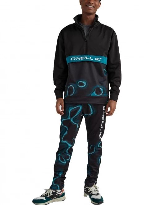 O'Neill Rutile Printed Anorak férfi polár pulóver fekete színben 4