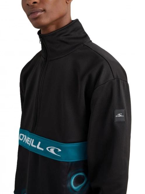 O'Neill Rutile Printed Anorak férfi polár pulóver fekete színben 5