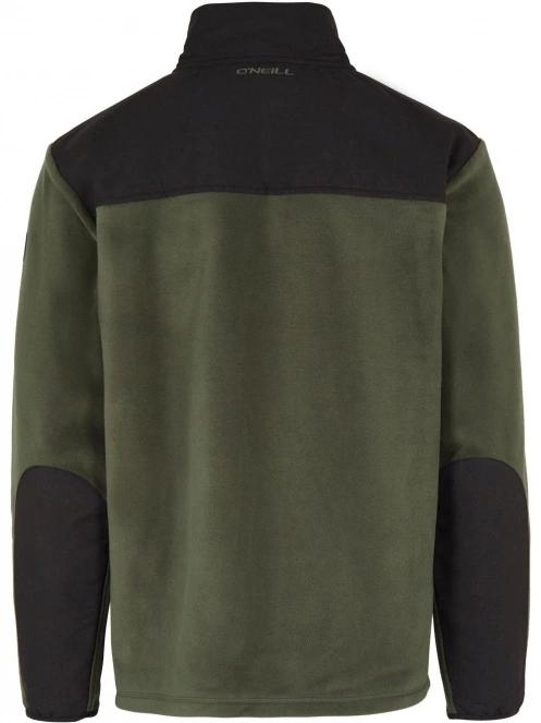 O'Neill Utility Heavy FZ Fleece férfi polár pulóver oliva színben 3