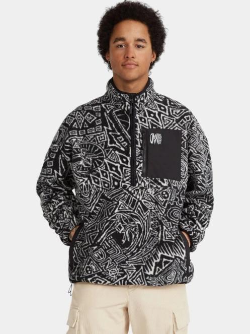 O'Neill Surf Heroes High Pile Hz Fleece férfi polár pulóver fekete színben 2