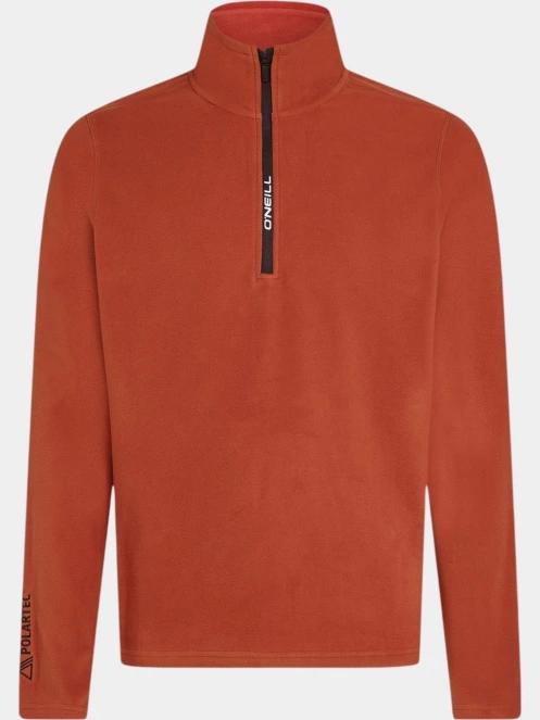 O'Neill FWC'Cruz Jack's Polartec HZ Fleece férfi polár pulóver barna színben 7