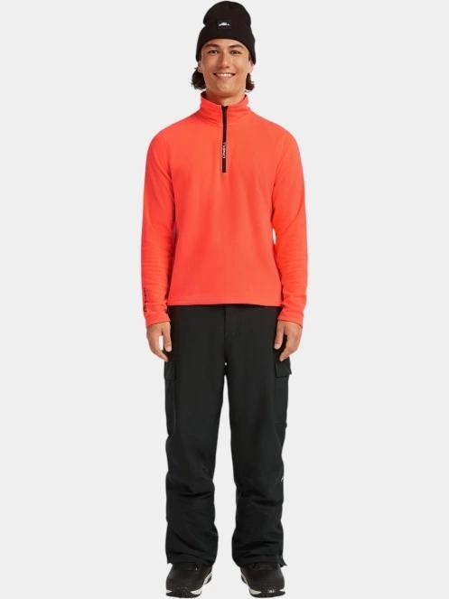 O'Neill FWC'Cruz Jack's Polartec HZ Fleece férfi polár pulóver narancssárga színben 5