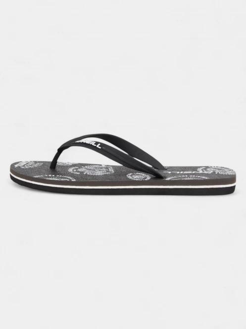 O'Neill Profile Graphic Sandals férfi flip flop papucs fekete színben 4