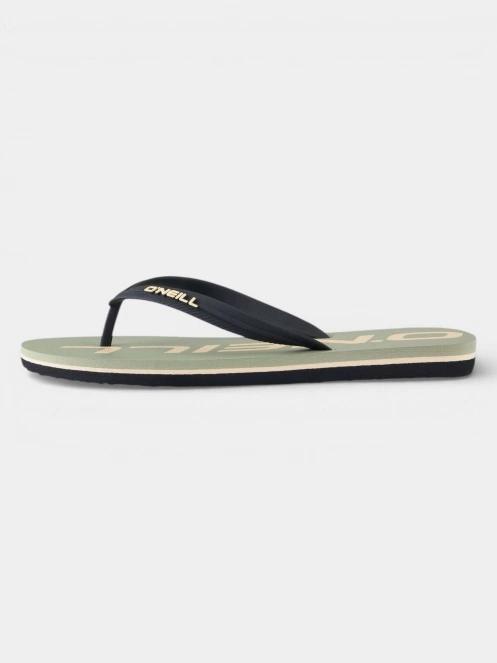 O'Neill Profile Logo Sandals férfi flip flop papucs zöld színben 3