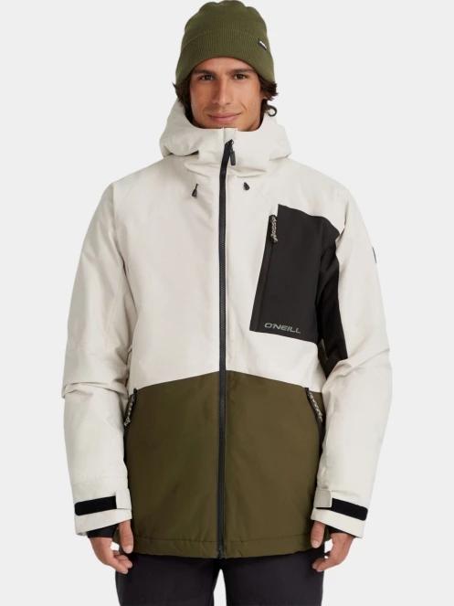 O'Neill Hammer Block Snow Jacket férfi síkabát fehér színben 2