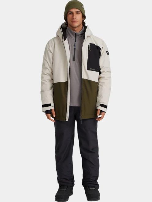 O'Neill Hammer Block Snow Jacket férfi síkabát fehér színben 7
