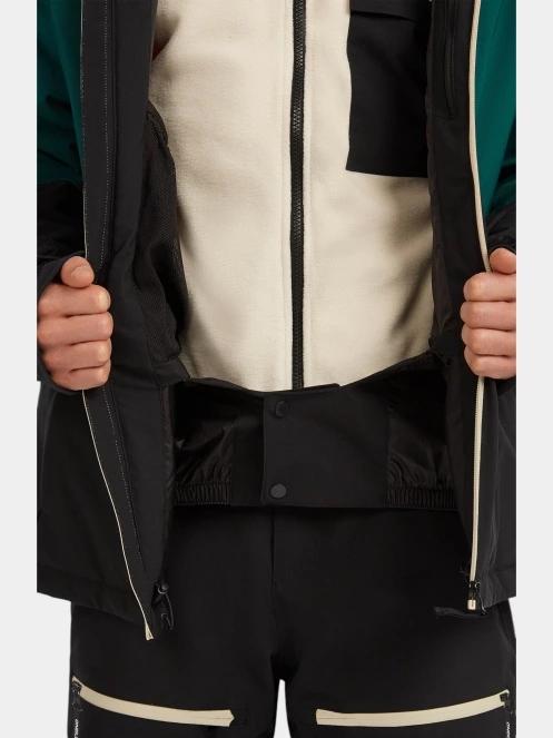 O'Neill FWC'Peak Fire Snow Jacket férfi síkabát zöld színben 7
