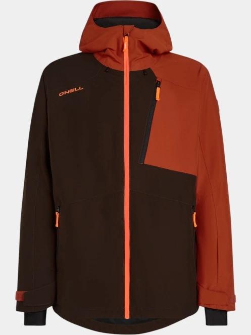 O'Neill FWC'Cruz Block Snow Jacket férfi síkabát barna színben 9