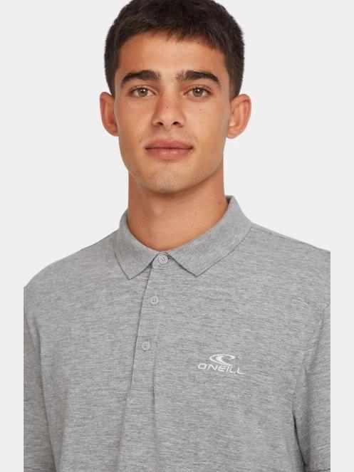 O'Neill O'Neill Small Logo Polo férfi galléros póló szürke színben 5