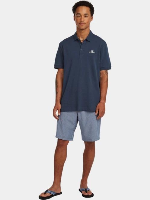 O'Neill O'Neill Slub Polo férfi galléros póló sötétkék színben 4