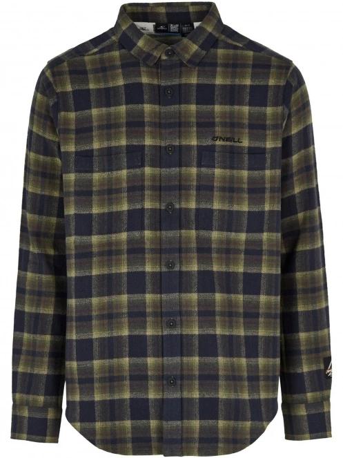 O'Neill O'Neill Trvlr Series Flannel Check Shirt férfi hosszú ujjú ing sötétkék színben 5